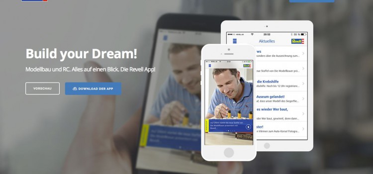 Neu: IOS App von Revell
