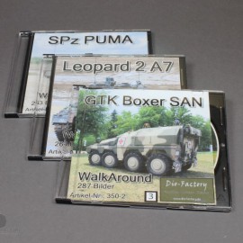 Dio-Factory: Walkaround DVD – Leopard 2A7, SPz Puma, GTK Boxer San