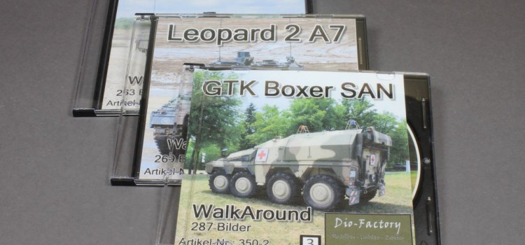 Dio-Factory: Walkaround DVD – Leopard 2A7, SPz Puma, GTK Boxer San