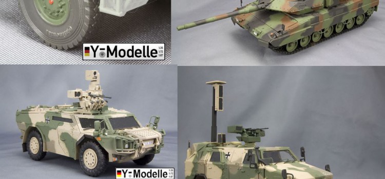 Neuheiten von Y-Modelle im Maßstab 1:35 und 1:72