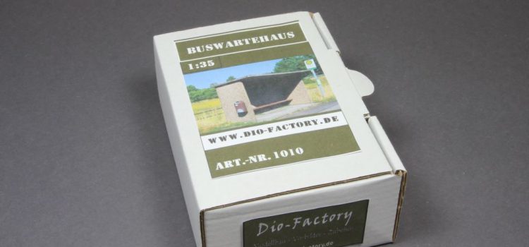 Dio-Factory: Buswartehaus im Maßstab 1:35