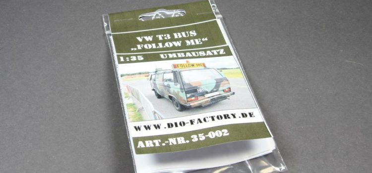 Dio-Factory: VW T3 Bus „Follow Me“ Flugfeldeinweiser