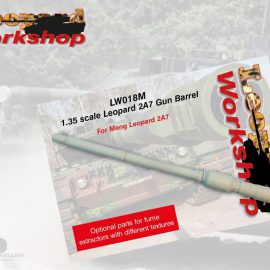 Leopard Workshop: 1:35 Gun Barrel for Leopard 2A7 from Meng