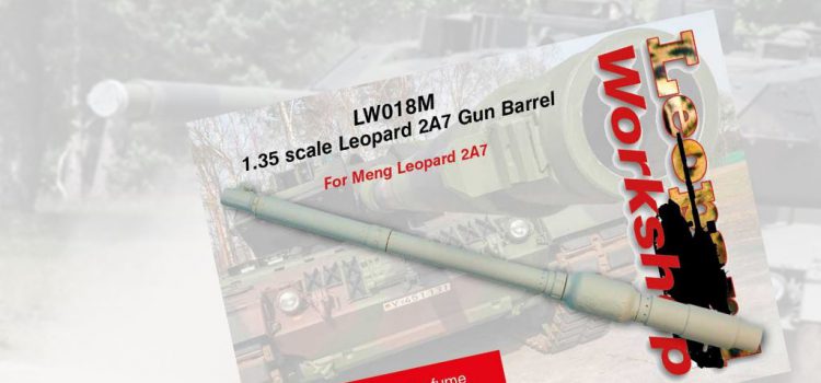 Leopard Workshop: 1:35 Gun Barrel for Leopard 2A7 from Meng