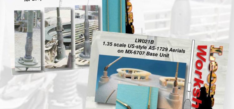 Leopard Workshop: US-style AS-1729 Aerials and Aerial for Leopard 2A4M CAN / 2A6M CAN