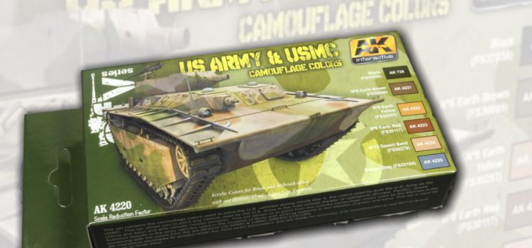 AK Interactive: US Army and USMC Camouflage Colors Set