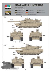 Rye Field Model M1a1 A2 Abrams Main Battle Tank With Full