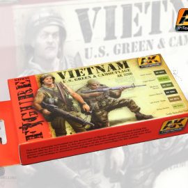AK Interactive: VIETNAM U.S. GREEN & CAMOUFLAGE Colors Set