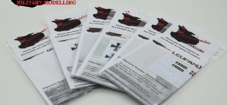 Military Modelling Accessories: Decals für moderne Fahrzeuge in 1:72