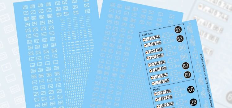 Perfect Scale Modellbau: Decals – Taktische Zeichen und ArtBtl 131