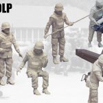 DOLP Modellbau: Figuren als Geschützbesatzung FH70 - Teil 1