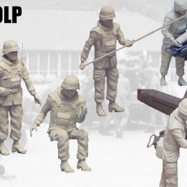 DOLP Modellbau: Figuren als Geschützbesatzung FH70 – Teil 1