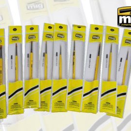 AMMO by Mig: Synthetic Round and Flat Brushes