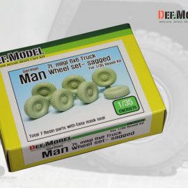 DEF.MODEL: German MAN 7t mil gl 6×6 truck Wheel set – sagged