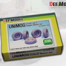 Def.Model: Unimog German LKW 2t Sagged Wheel set