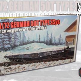 T-MODEL: 50 tons Type SSys Schwerer Plattformwagen