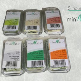 Silhouette – MiniNatur: Büschel und Streifen