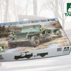 TAKOM: U.S. Army ¼ ton Utility Truck with ¼ ton Utility Trailer & MP
