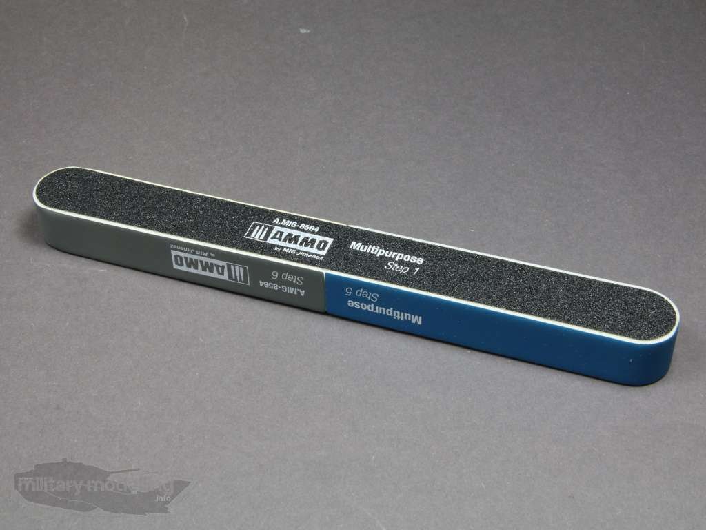 AMMO MIG 8564 Bâton de ponçage polyvalent Papier abrasif, bloc ou bâton