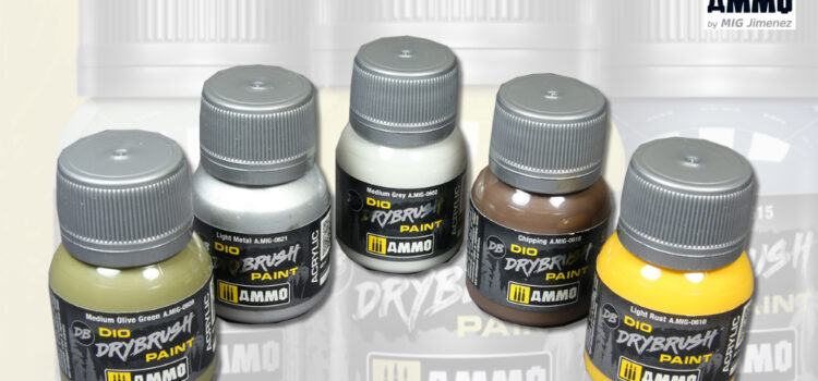 AMMO by Mig: DIO Drybrush Paint