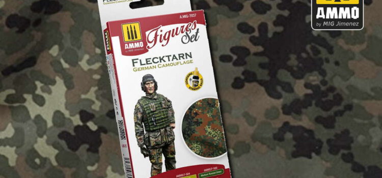 AMMO by Mig: Farbset Flecktarn German Camouflage Figure Set