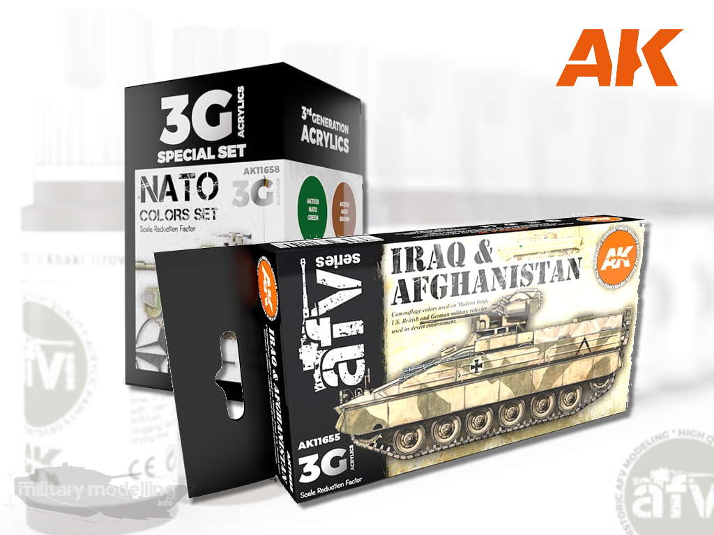 AK Interactive: NATO Colors Set und Iraq & Afghanistan Set