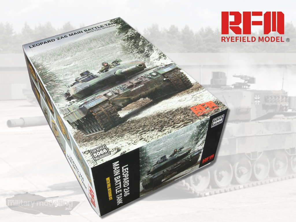 Rye Field Model: Leopard 2 A6 Main Battle Tank with Interieur kit