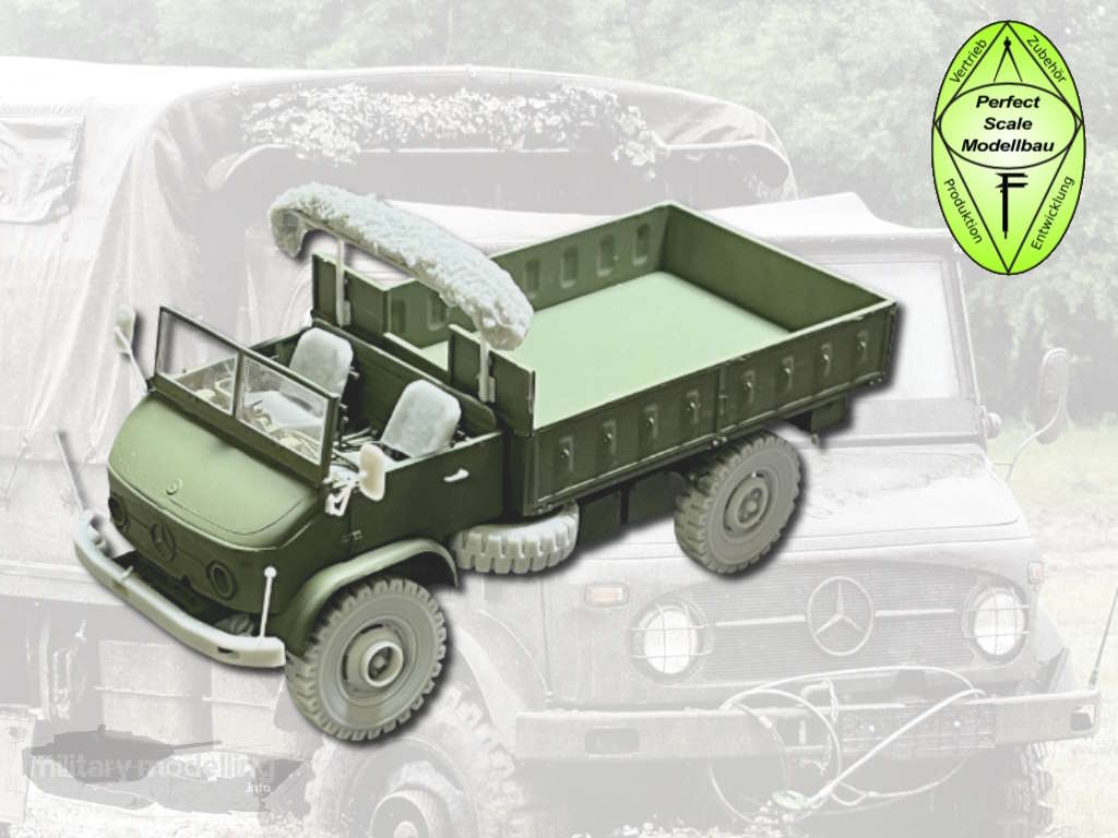 Perfect Scale Modellbau: Unimog S404 Tarnnetz