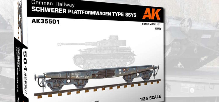 AK Interactive: German Railway Schwerer Plattformwagen Type SSys