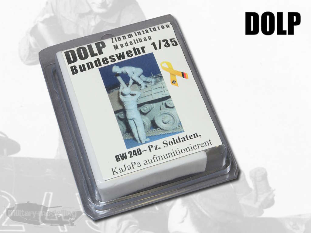 DOLP Modellbau: Panzersoldaten, KaJaPa aufmunitionierend