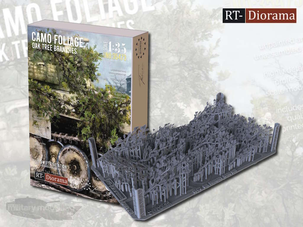 RT-Diorama: Oak Branches [Camo Foliage]
