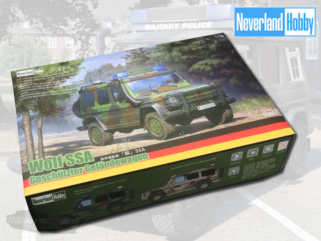 Neverland Hobby: Wolf SSA – Geschützter Geländewagen