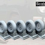 ScaleX: Cargo Truck T2 “Transporter” Sagged Wheel Set