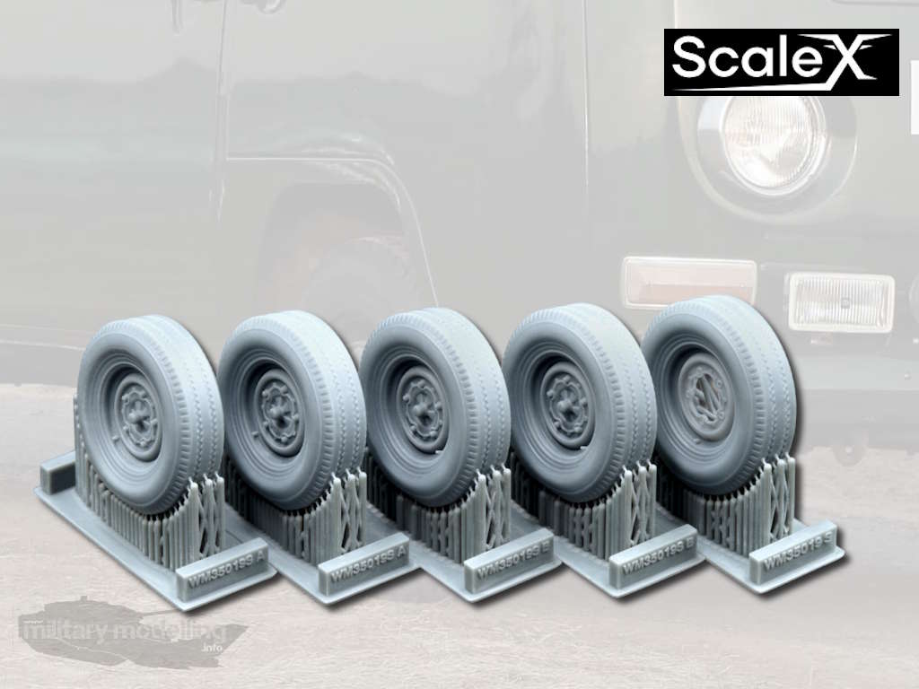 ScaleX: Cargo Truck T2 “Transporter” Sagged Wheel Set