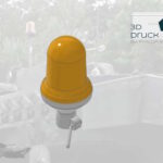 3D-Druck P. Warstat: Rundumkennleuchte 1, Orange