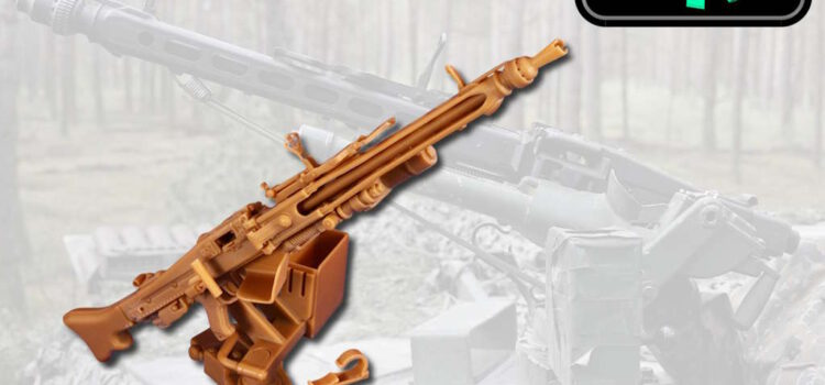 3D MicroCosmos: MG3 Elevated Cradle for Leopard, 1:16 3D MicroCosmos: MG3 Elevated Cradle for Leopard, 1:16