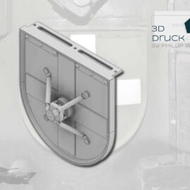 3D-Druck P. Warstat: Bundeswehr Leitkreuze