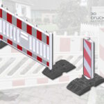 3D-Druck P. Warstat: Warnbake und Schrankenzaun