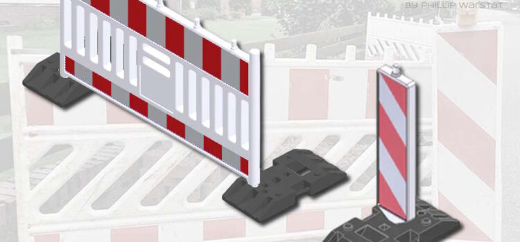 3D-Druck P. Warstat: Warnbake und Schrankenzaun