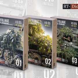 RT-Diorama: Coniferous Branches, Oak Branches, Birk Tree Branches [Camo Foliage] 1/16