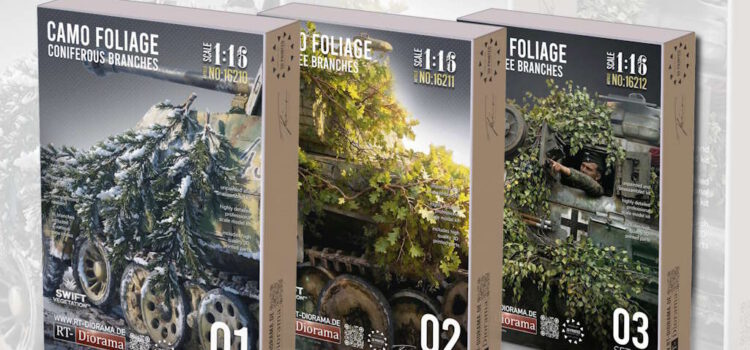 RT-Diorama: Coniferous Branches, Oak Branches, Birk Tree Branches [Camo Foliage] 1/16